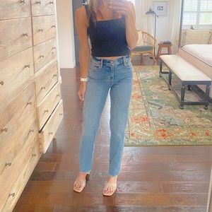 Abercrombie The 90s Straight ultra high rise jean size 25/0